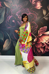 Harvest Song Maxi Kimono | Yellow Multi