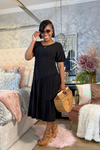 Jubilee Midi Dress | Black