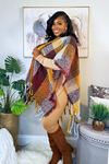 Adorn Luxe Wrap | Mustard Multi