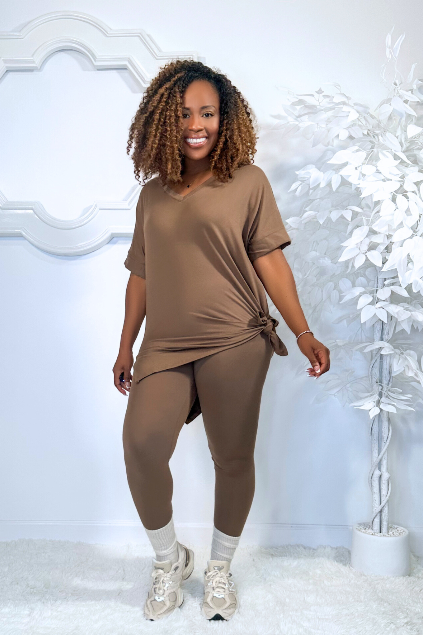 Olivia Legging Set | Mocha