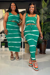 Strut Sis Skirt Set | Green