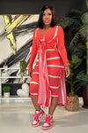 Strut Sis Cardigan and Tube Dress | Coral