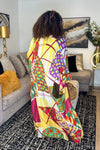 Mosaic Masterpiece Maxi Kimono | One Size | Multi